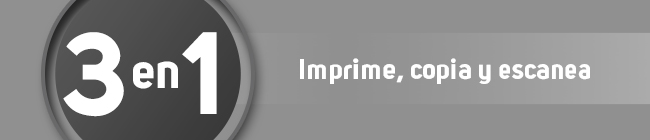 Imprime, copia y escanea