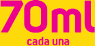 70ml cada