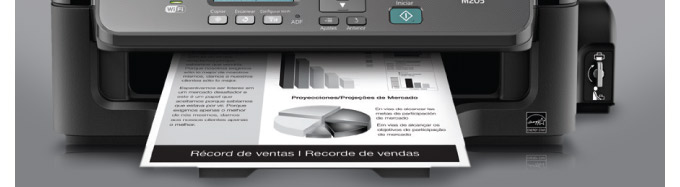 Multifuncional Monocromática Epson WorkForce M205